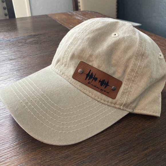 Life's An Adventure, Enjoy The Ride Soundwave Vintage Washed Beige Hat - Picture 2 of 4